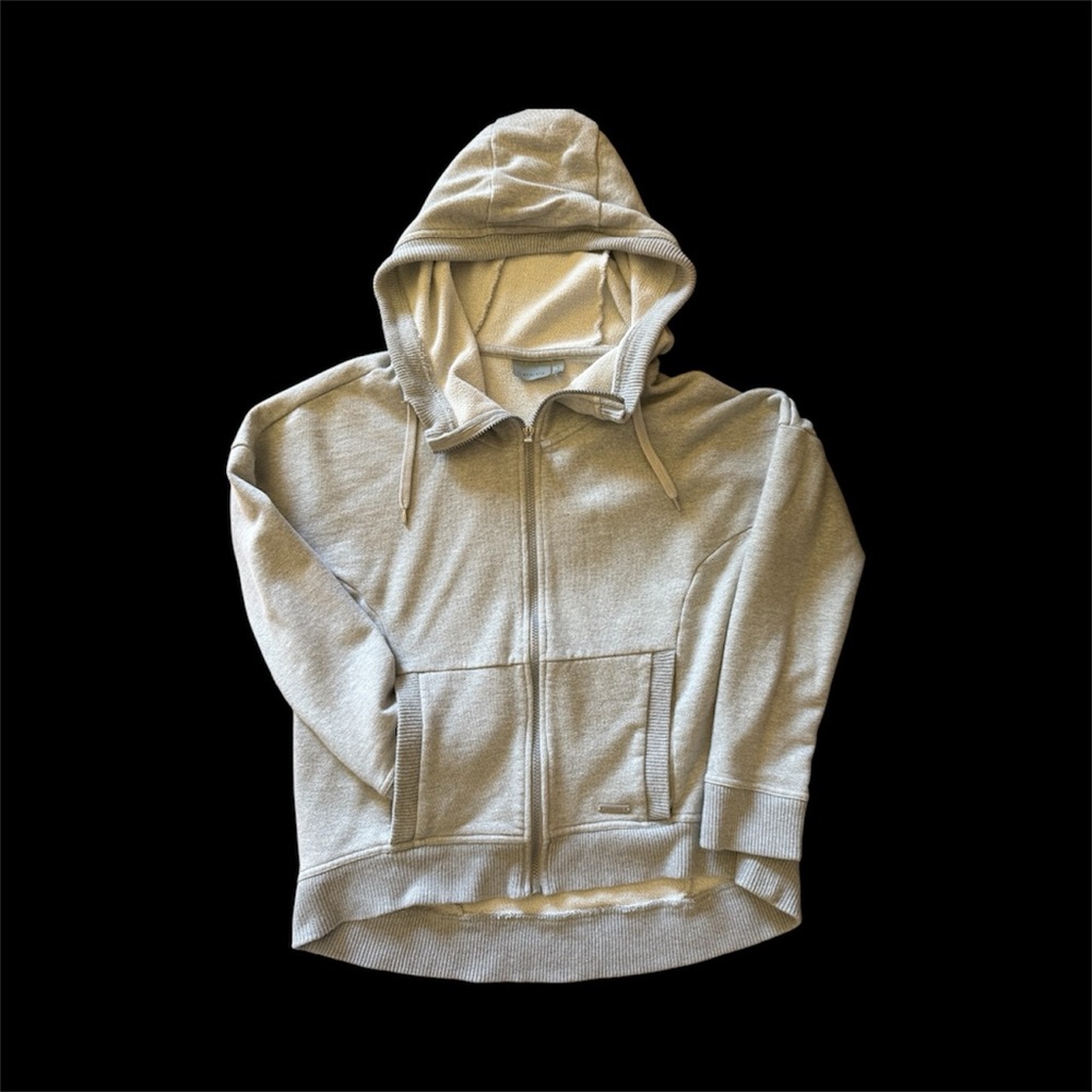 Athleta Light Gray Hoodie Jacket